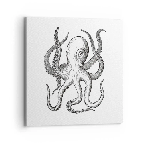 Vászonkép - Hullámokkal táncoló - 70x70 cm