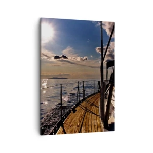 Vászonkép - Vitorlázás a nap felé - 50x70 cm