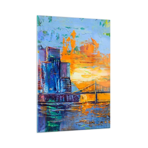 Üveg kép - Kultúra és természet - 50x70 cm