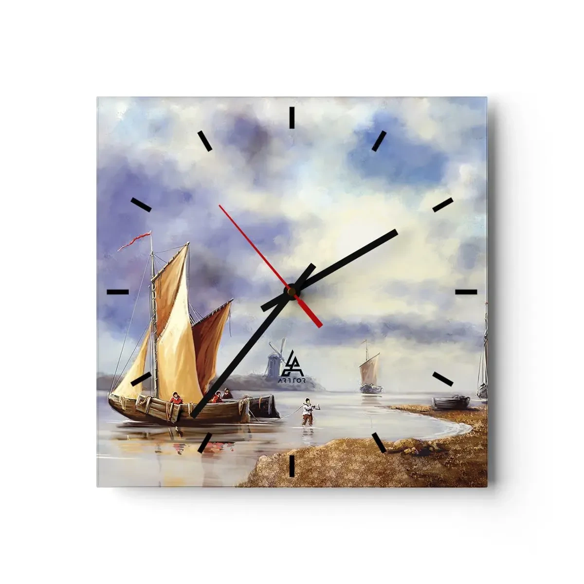 Falióra, Óra - A tengerészek visszatérése - 30x30 cm