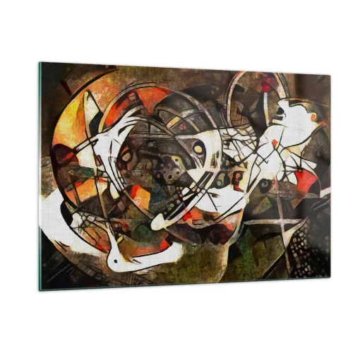 Üveg kép - Hallod a mozgást? - 120x80 cm