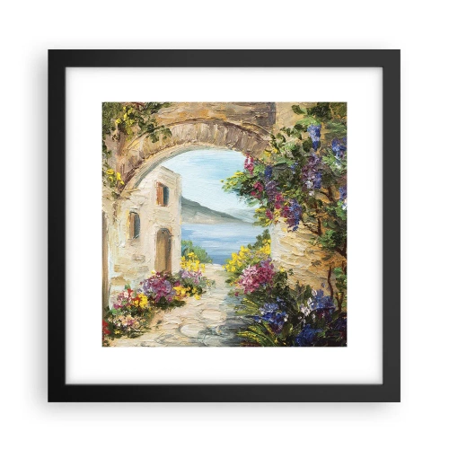 Poszter fehér keretben - Egy tengerparti vidék varázsa - 30x30 cm