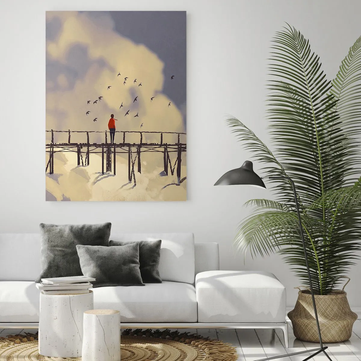 Üveg kép - Kék vágy - 50x70 cm
