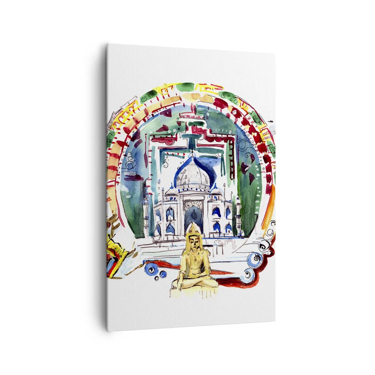 Vászonkép - Hindu világegyensúly - 80x120 cm