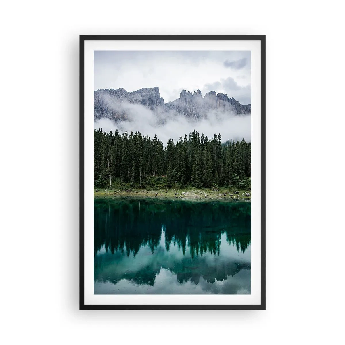 Poszter fehér keretben - Csitt, csit, ne zavard fel az állóvizet... - 61x91 cm