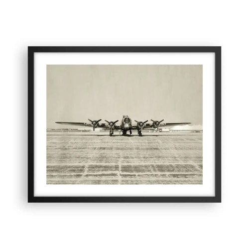 Poszter fehér keretben - Mint mindig készen - 50x40 cm