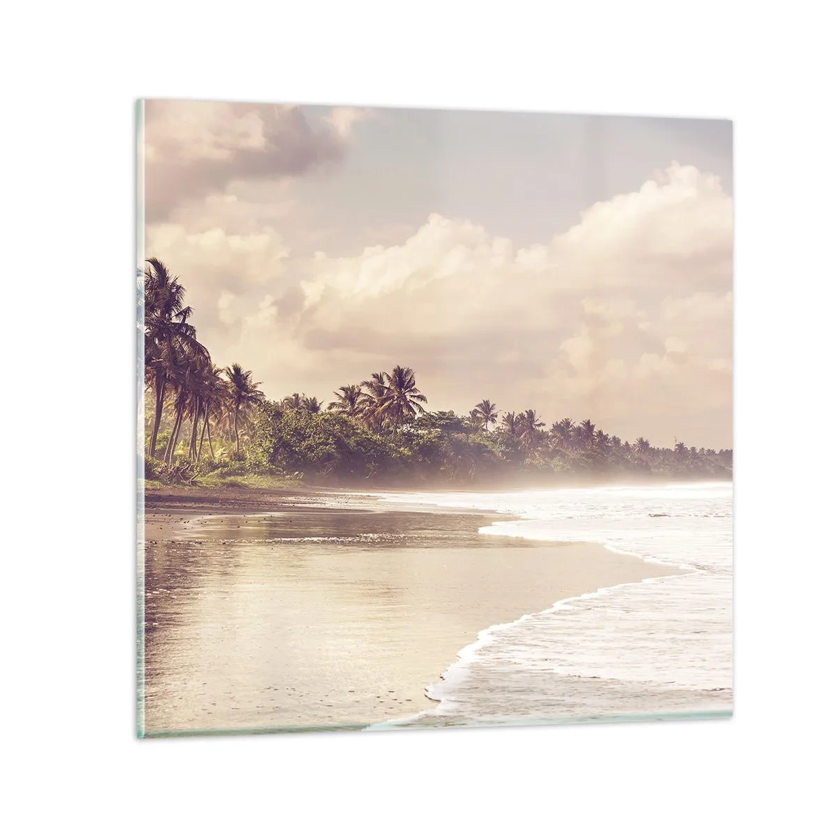 Üveg kép - A hullámok simogatása - 30x30 cm