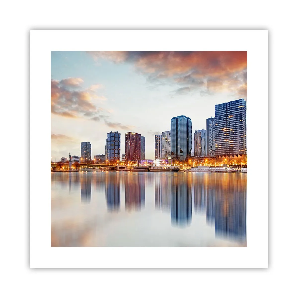 Poszter - Párizs monumentális nyugalma - 40x40 cm