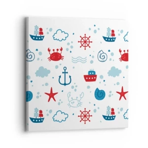 Vászonkép - Tengeri mese - 30x30 cm