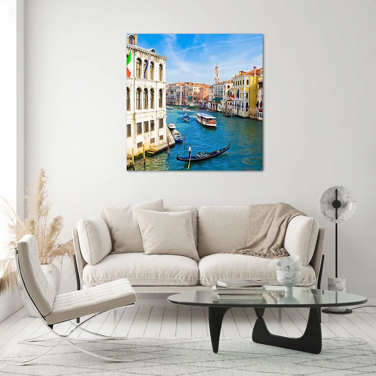 Üveg kép - Az egyetlen forgalom a világon - 70x70 cm