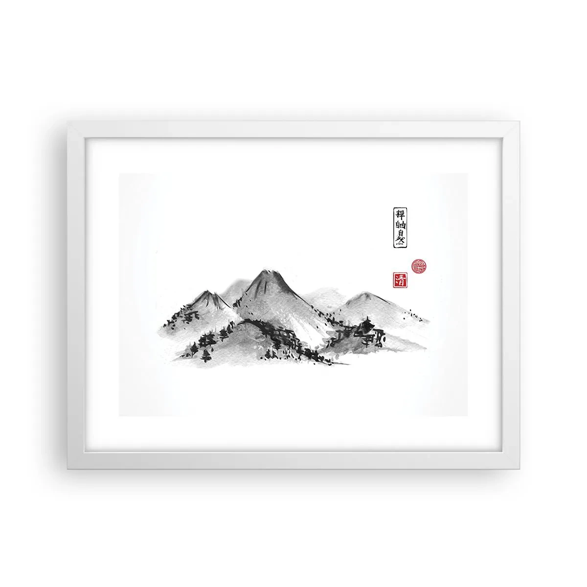 Poszter fekete keretben - Messze a távoltól - 40x30 cm