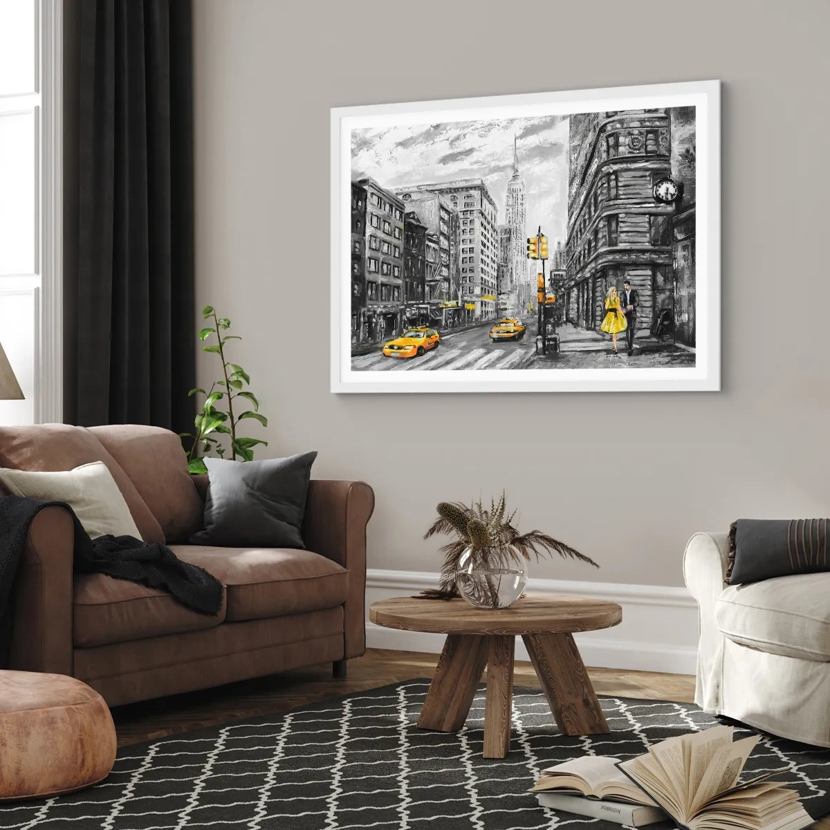 Poszter fekete keretben - Egy New York-i történet - 40x30 cm