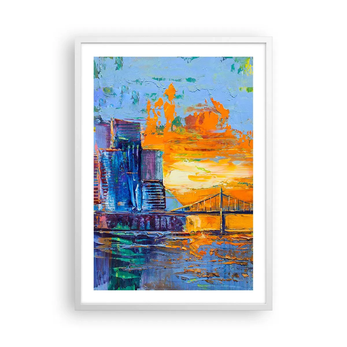 Poszter fekete keretben - Kultúra és természet - 50x70 cm