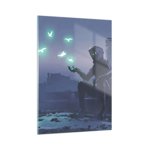Üveg kép - Az élet vissza fog térni - 50x70 cm