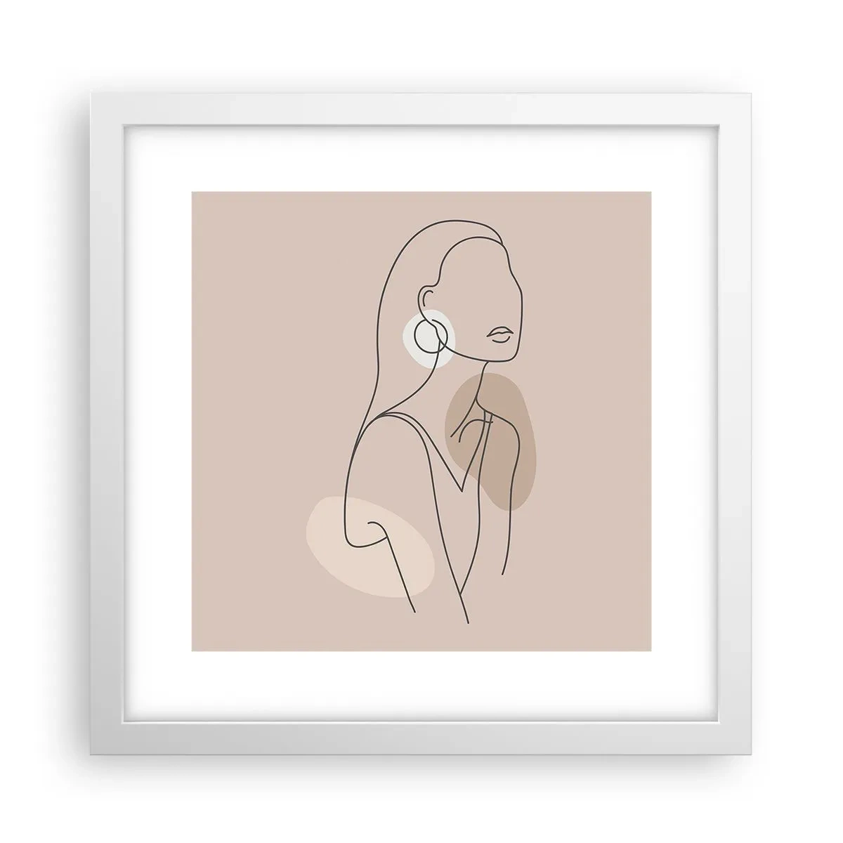 Poszter fekete keretben - Leány ikonja - 30x30 cm