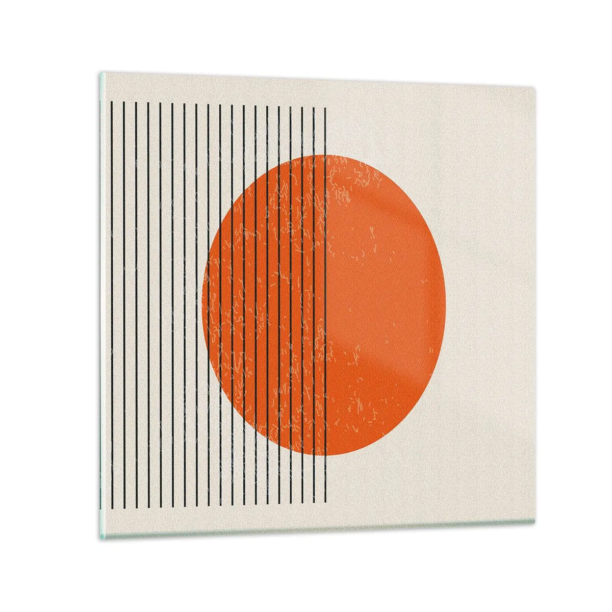 Üveg kép - Mindig a nap - 30x30 cm