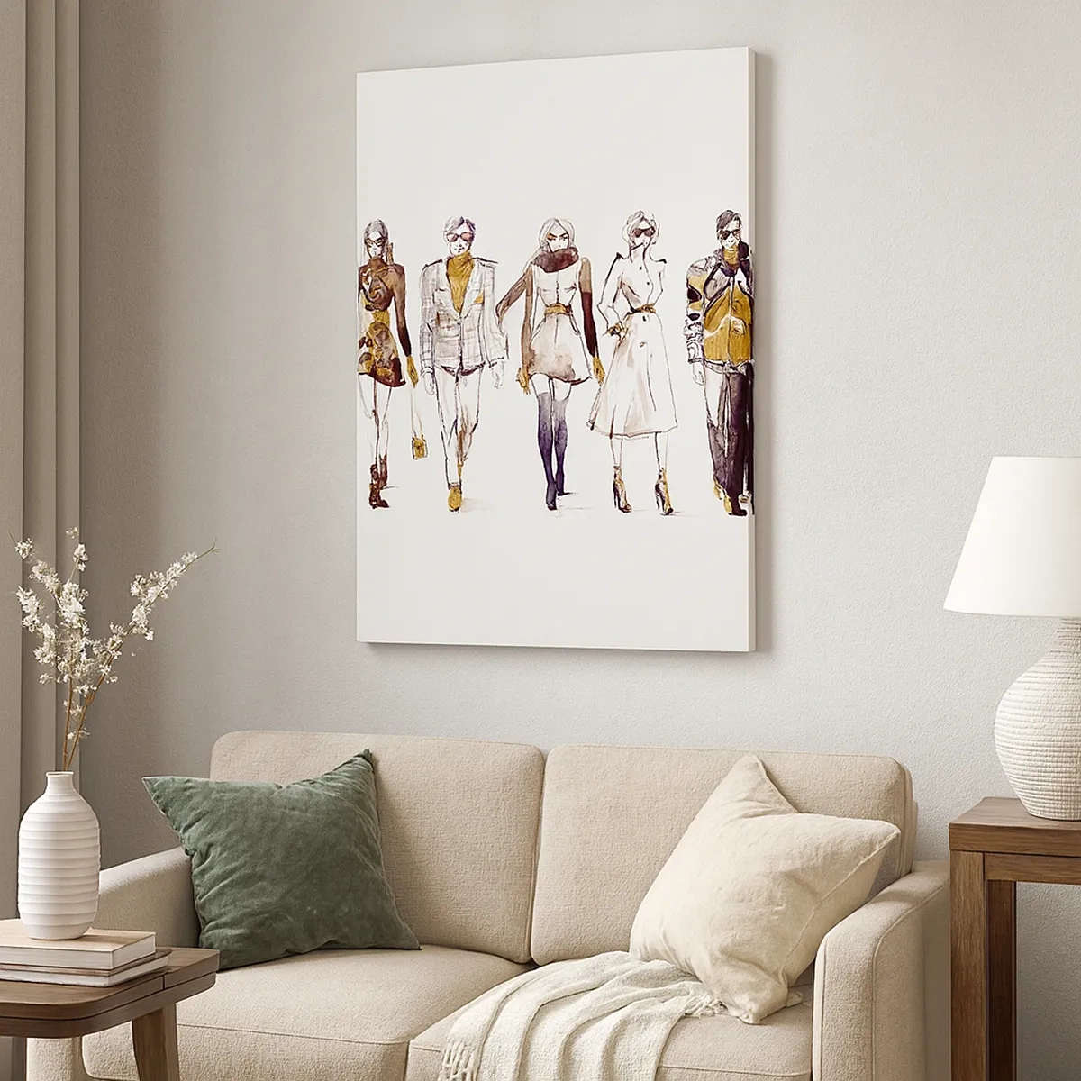 Vászonkép - Nem kikényszerített sikk, szabad elegancia - 50x70 cm