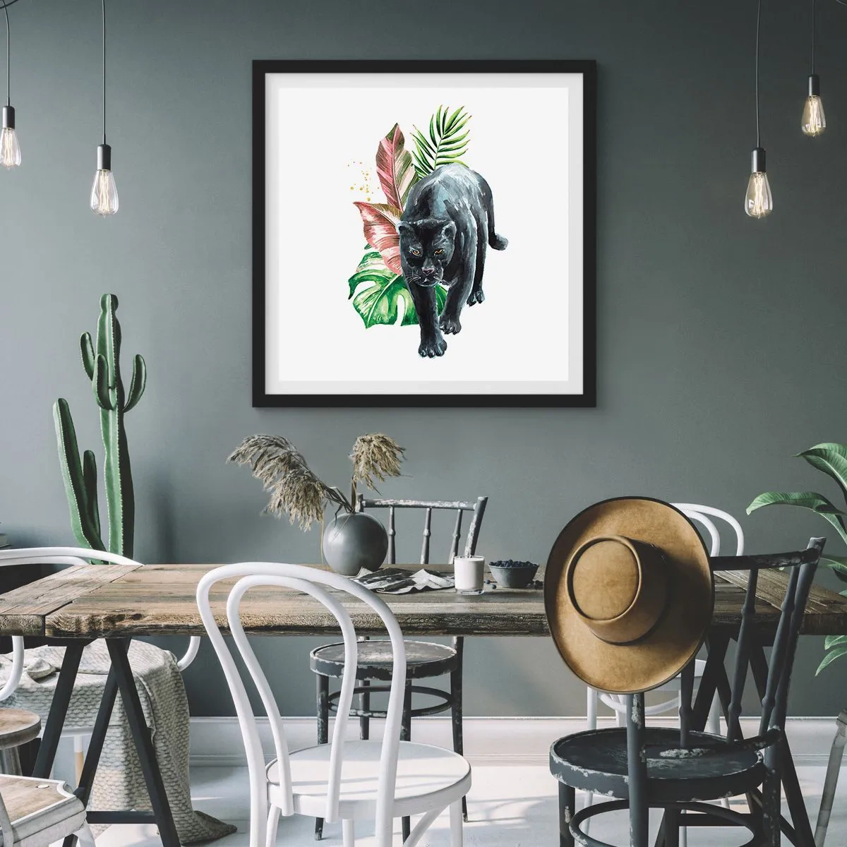 Poszter fehér keretben - A szív vadsága - 40x40 cm