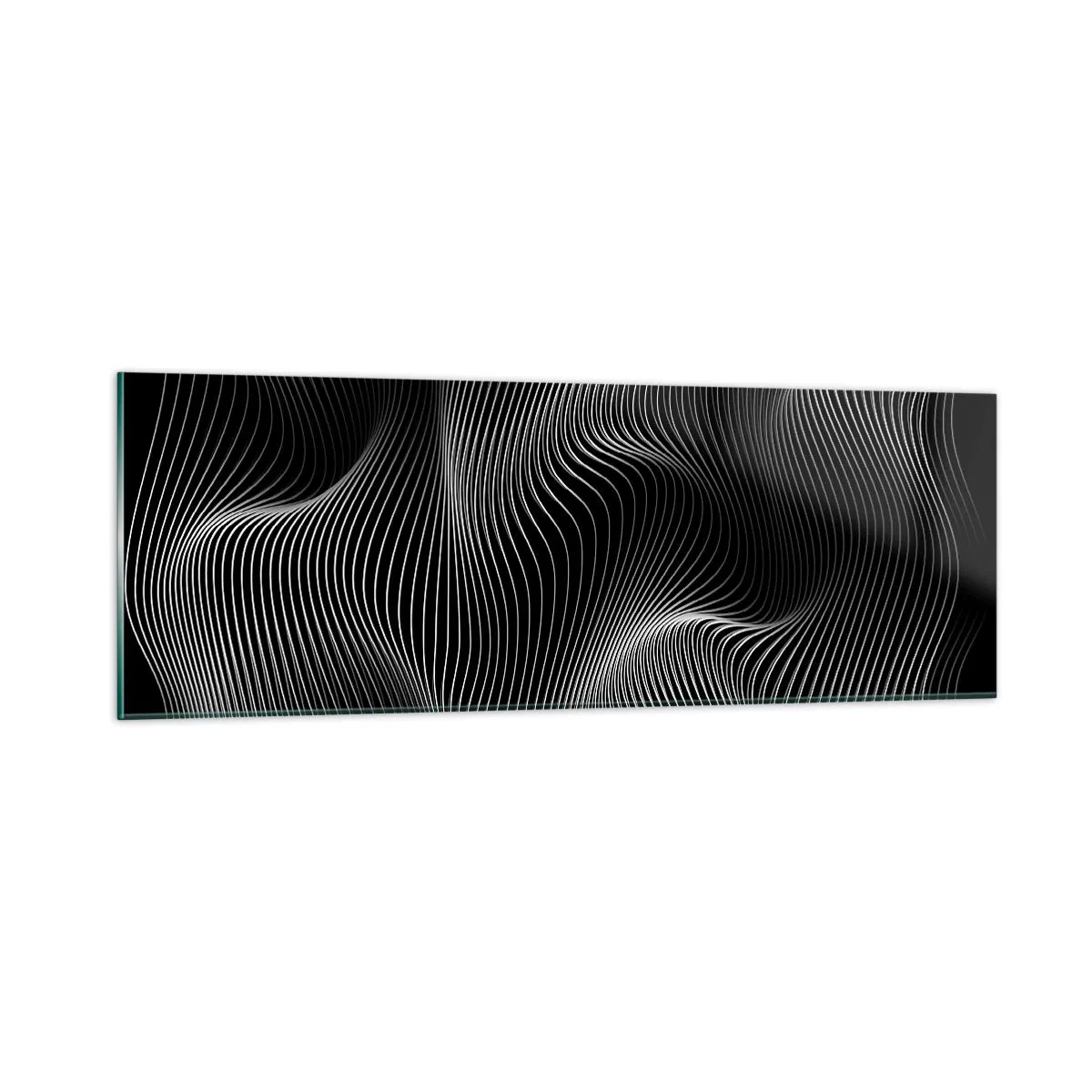 Üveg kép - A fény tánca a térben - 90x30 cm