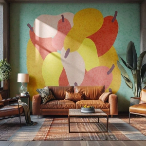 Fotótapéta Premium Canvas - Ízlelgetni a nyári napot - Gyümölcs, Körte, Egészség - 450x315 cm