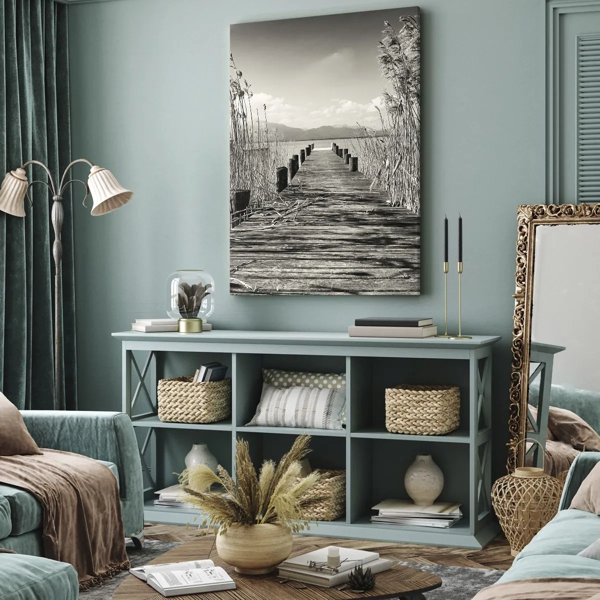 Vászonkép - A fű csendjében - 80x120 cm