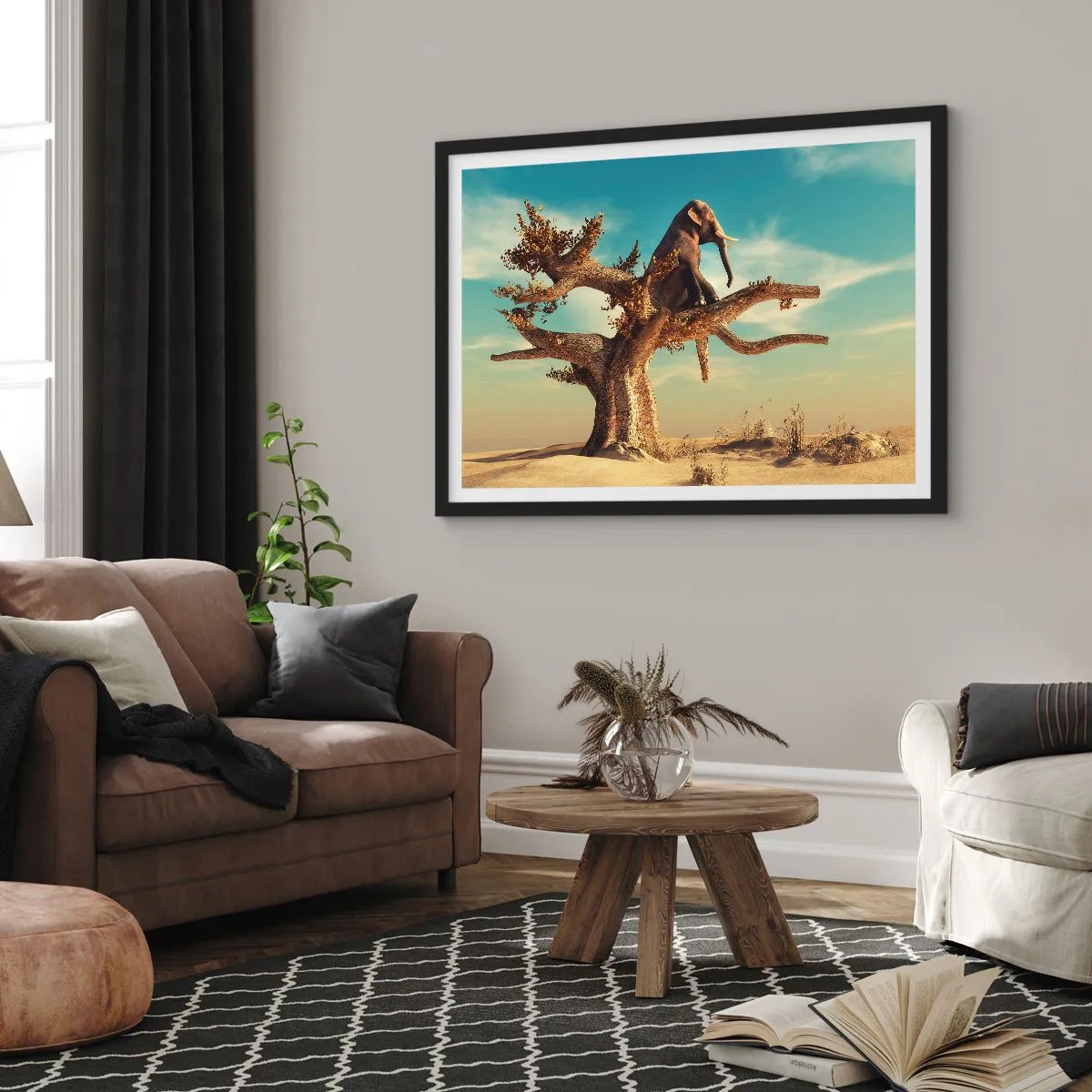 Poszter fehér keretben - Egy új nézőpont - 70x50 cm