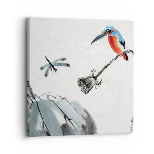 Vászonkép - A rét élete - 30x30 cm