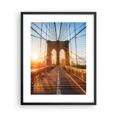 Poszter fehér keretben - Az arany hídon - 40x50 cm