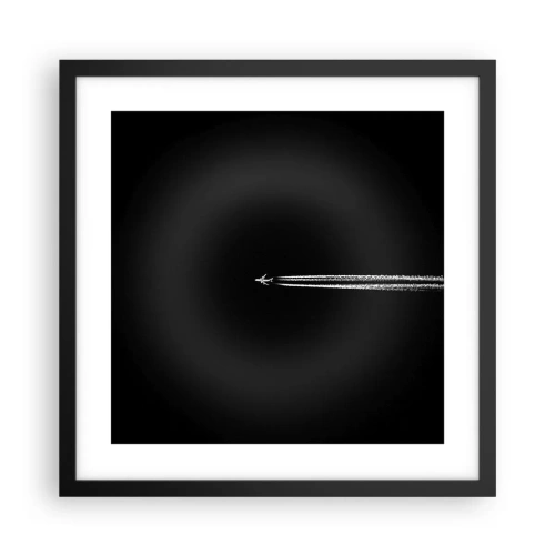 Poszter fehér keretben - Egy másik dimenzióba - 40x40 cm
