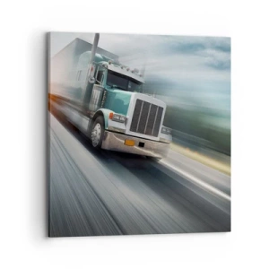 Vászonkép - Az amerikai óriás rohanásban - 70x70 cm