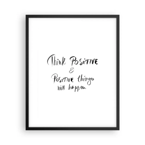 Poszter fehér keretben - Hogyan élj? - 40x50 cm