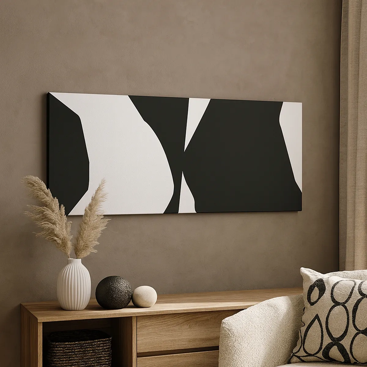 Vászonkép - Pozitív-negatív - 30x30 cm