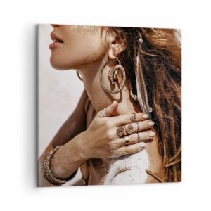 Vászonkép - Az érintetlen tengerpart királynője - 50x50 cm