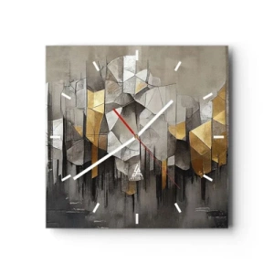 Falióra, Óra - Kompozíció jégből és fényből - 30x30 cm