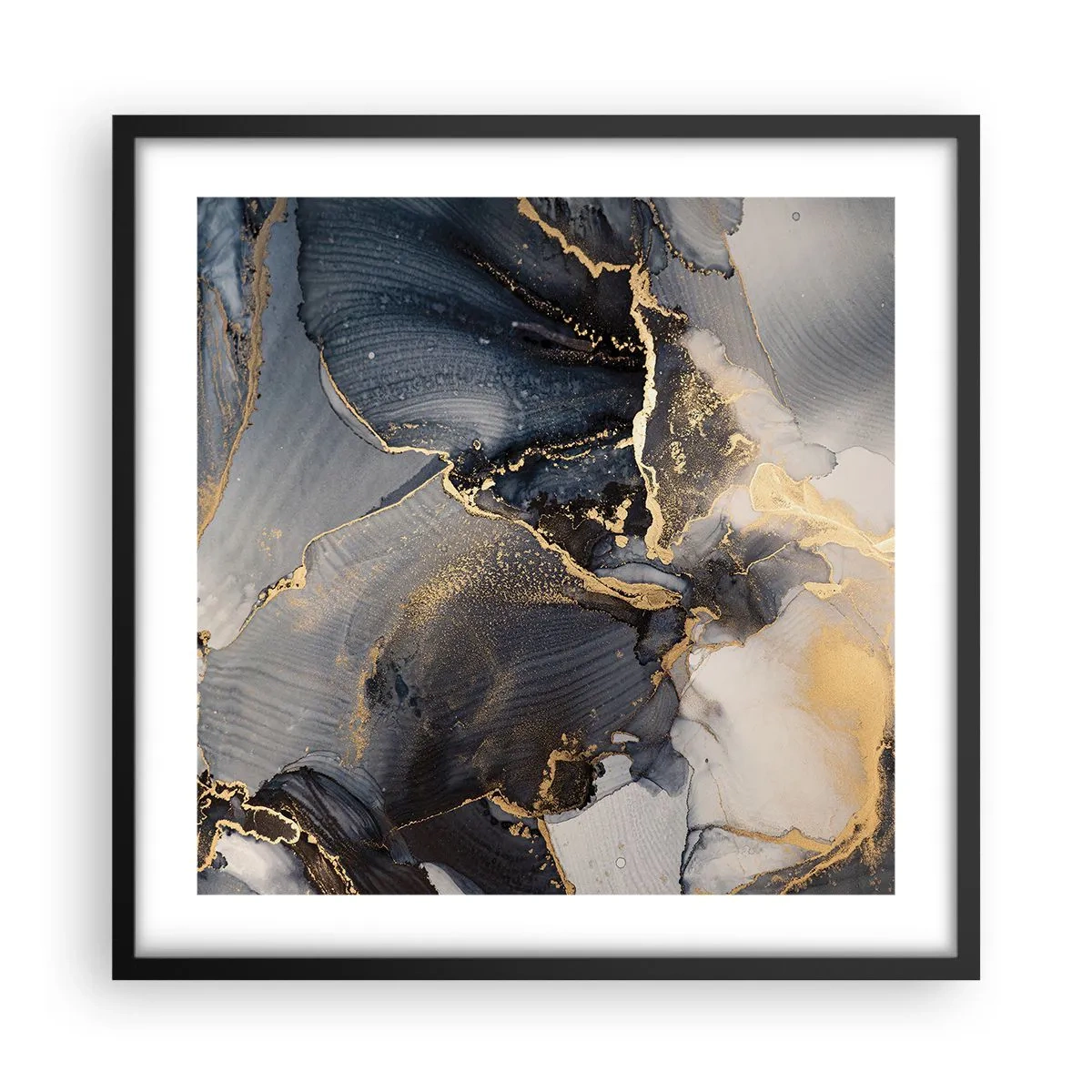 Poszter fehér keretben - Egy kő élete - 50x50 cm