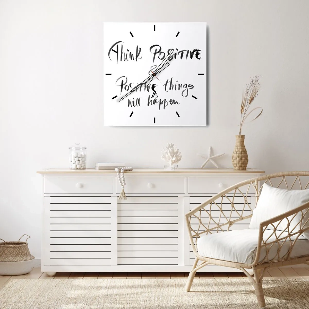 Falióra, Óra - Hogyan élj? - 40x40 cm