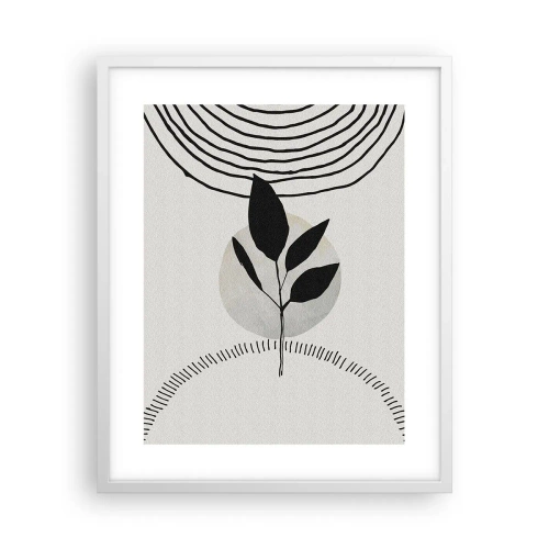 Poszter fekete keretben - Kompozíció: a természet rituáléi - 40x50 cm