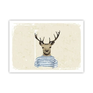 Poszter - Mert szeretem a csíkos pólókat! - 100x70 cm