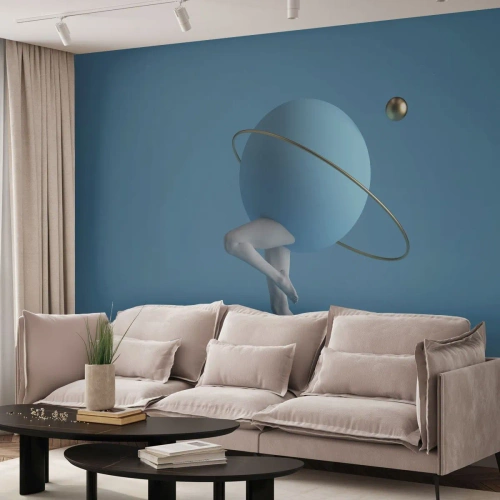Fotótapéta Premium Canvas - És a bolygók megbolondulnak - Absztrakció, Lábak, Háromdimenziós - 300x210 cm