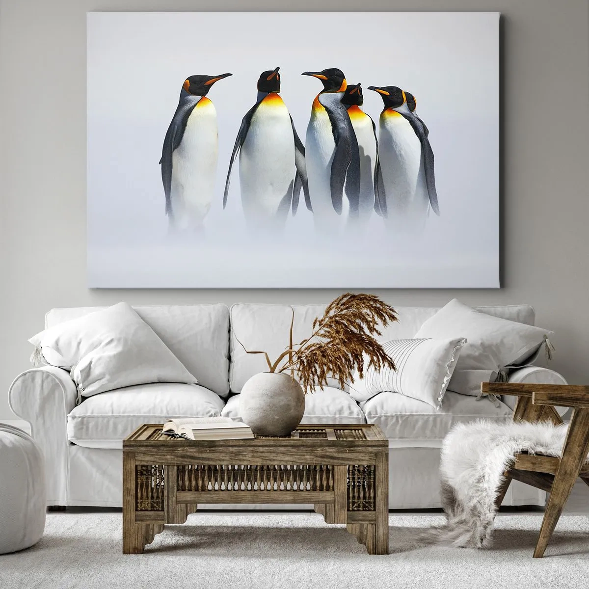 Vászonkép - Találkozás éjszakai ruhában - 120x80 cm