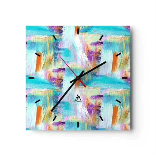 Falióra, Óra - Vidám firka - 30x30 cm