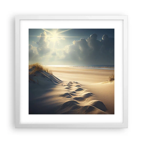 Poszter fekete keretben - Megnyugtató táj - 40x40 cm