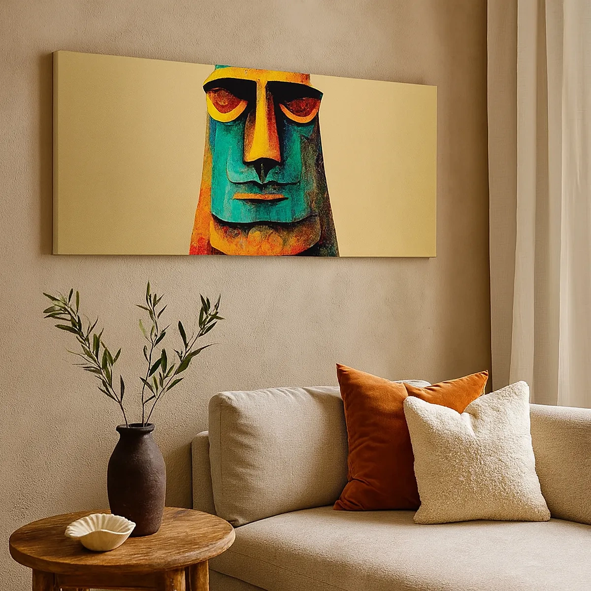 Vászonkép - Szoborszerű és mégis szimpatikus - 30x30 cm