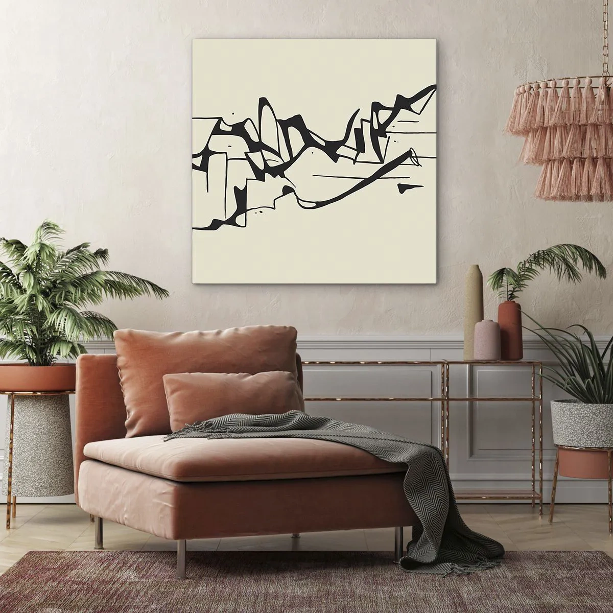 Vászonkép - Lehet egy táj - 40x40 cm