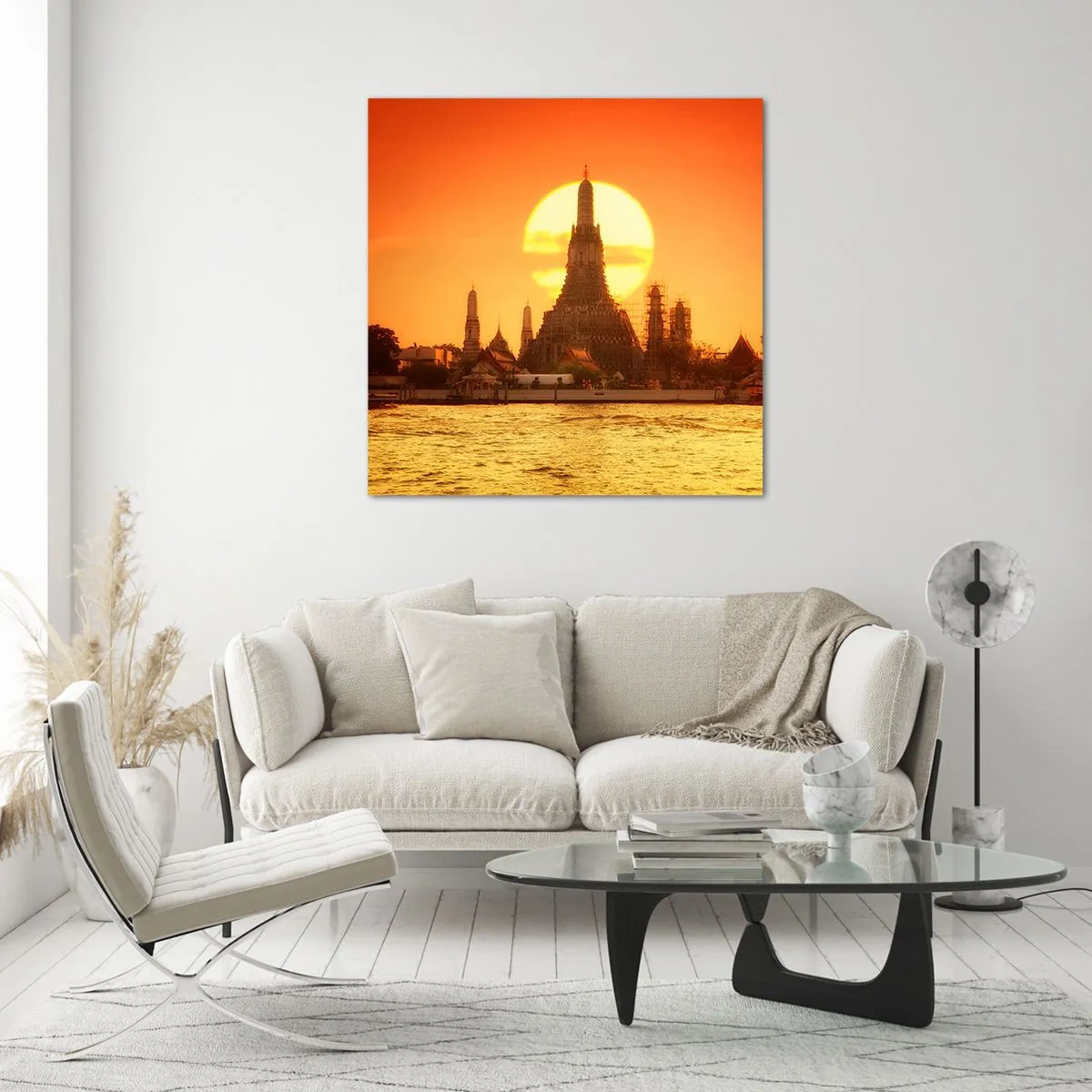 Üveg kép - Nap felé, mindig nap felé - 70x70 cm