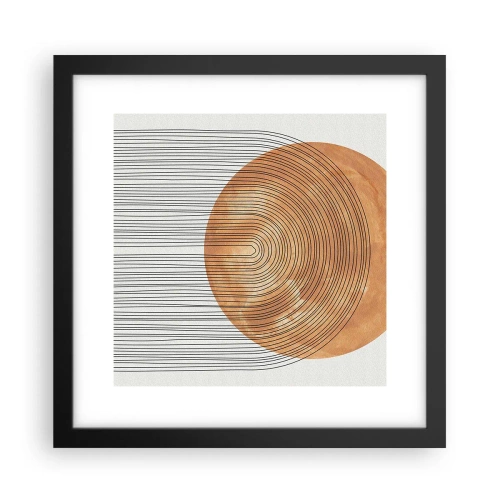 Poszter fehér keretben - Egy napsütéses kompozíció - 30x30 cm