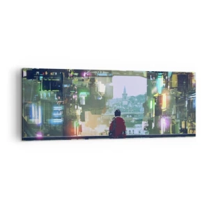 Vászonkép - Két világ - 140x50 cm
