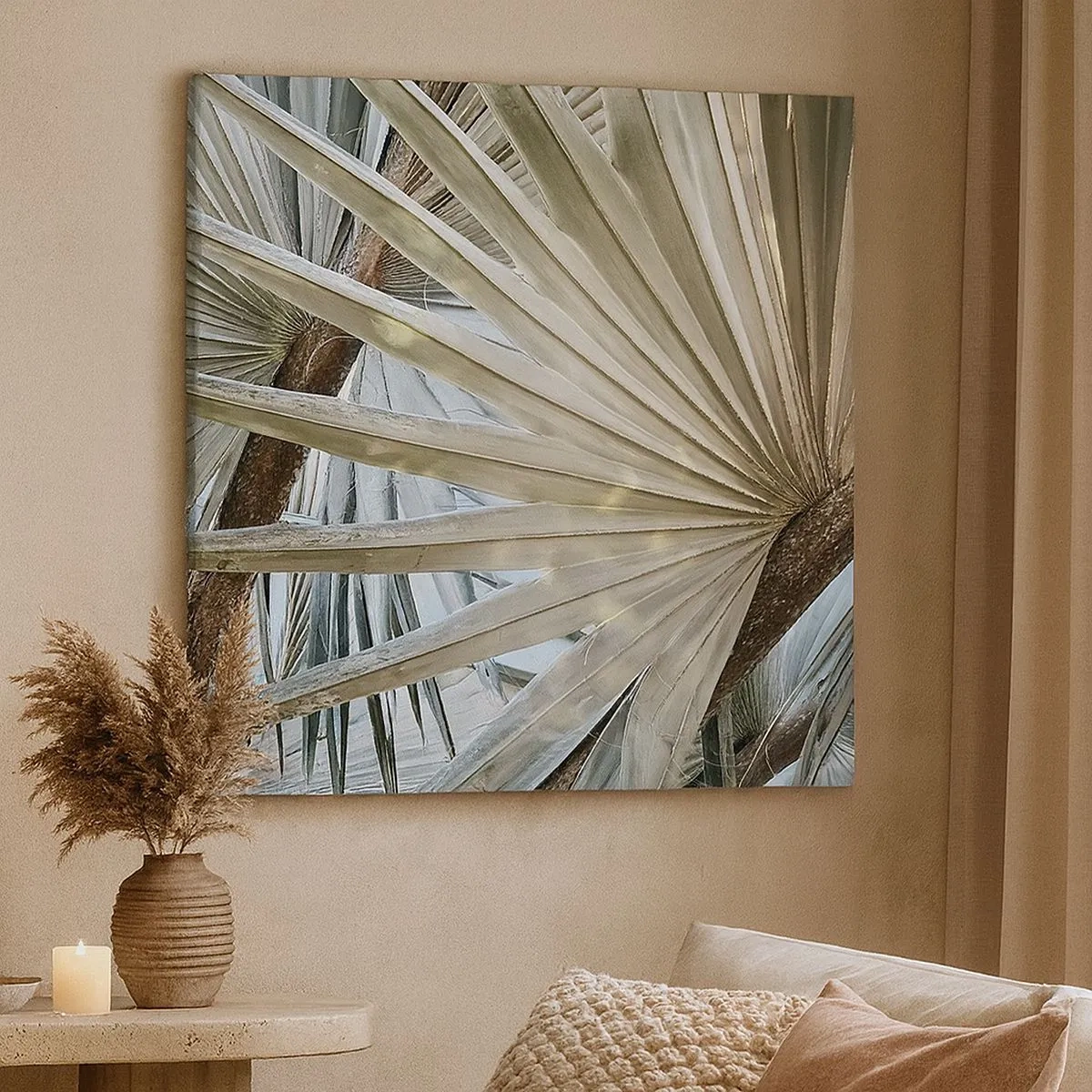 Vászonkép - Legyező a trópusokon - 30x30 cm