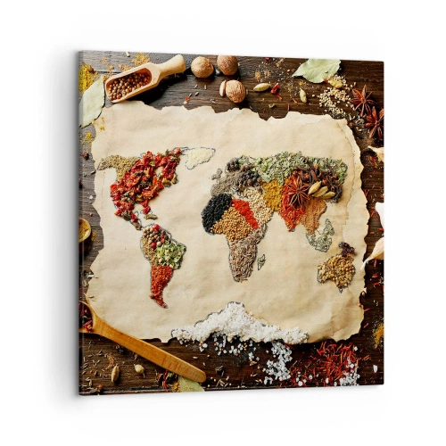 Vászonkép - A világ összes íze - 50x50 cm