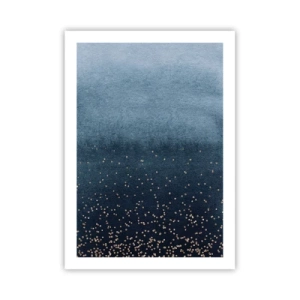 Poszter - Kompozíció - kék fázisok - 50x70 cm